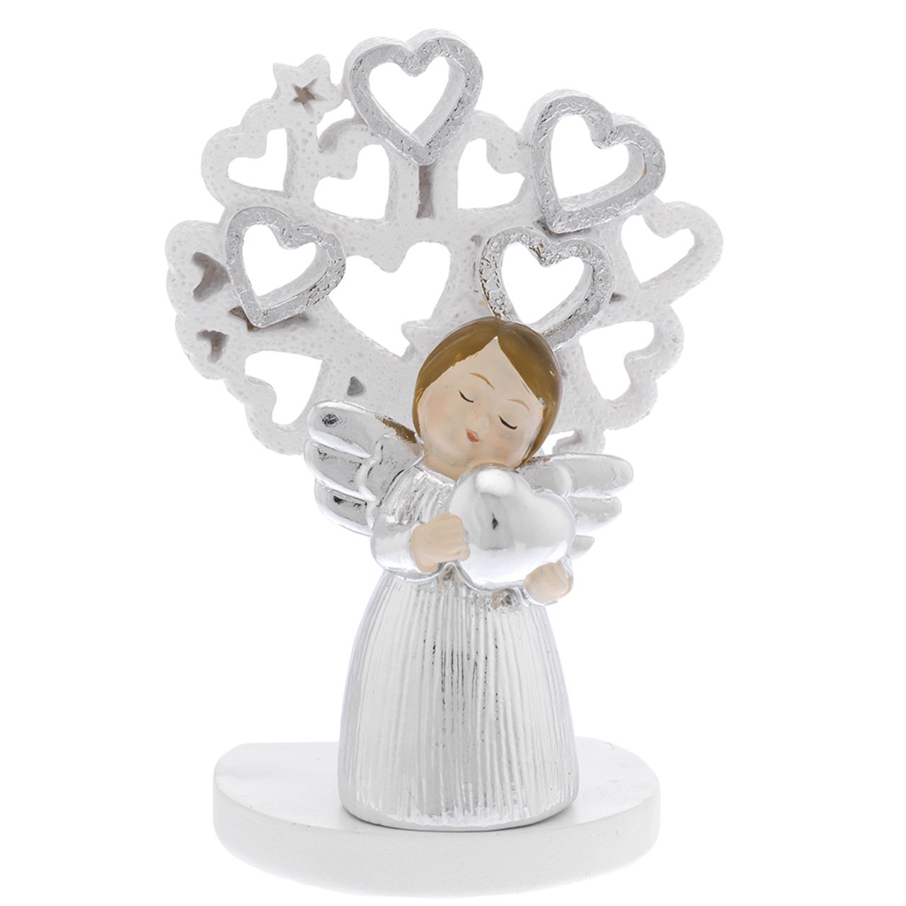 ANGIOLETTO CON CUORE SU ALBERO STILIZZATO P
